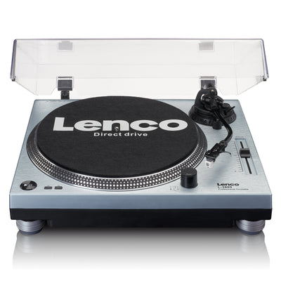 LENCO L-3809ME - Direct aangedreven Platenspeler met USB/PC encoding - Metallic blauw