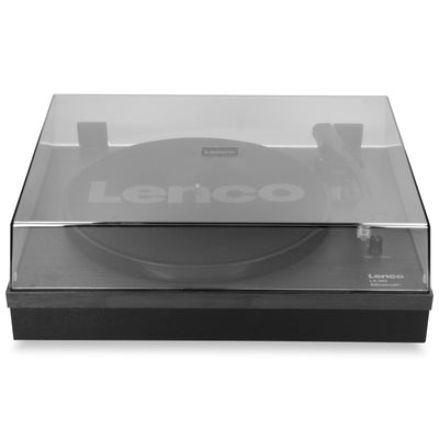 LENCO LS-300BK - Record Player with Bluetooth® and two separate speakers, black