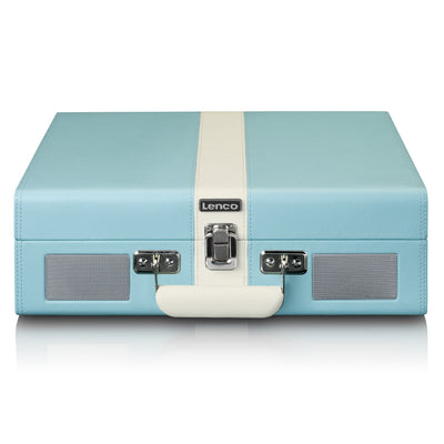 CLASSIC PHONO TT-110BUWH - Record Player with Bluetooth® reception and built in speakers - Blue White