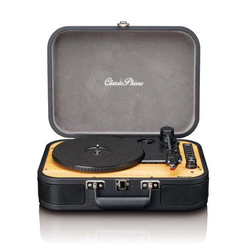 CLASSIC PHONO TT-116BK - Retro Bluetooth® platenspeler met ingebouwde speakers - Zwart