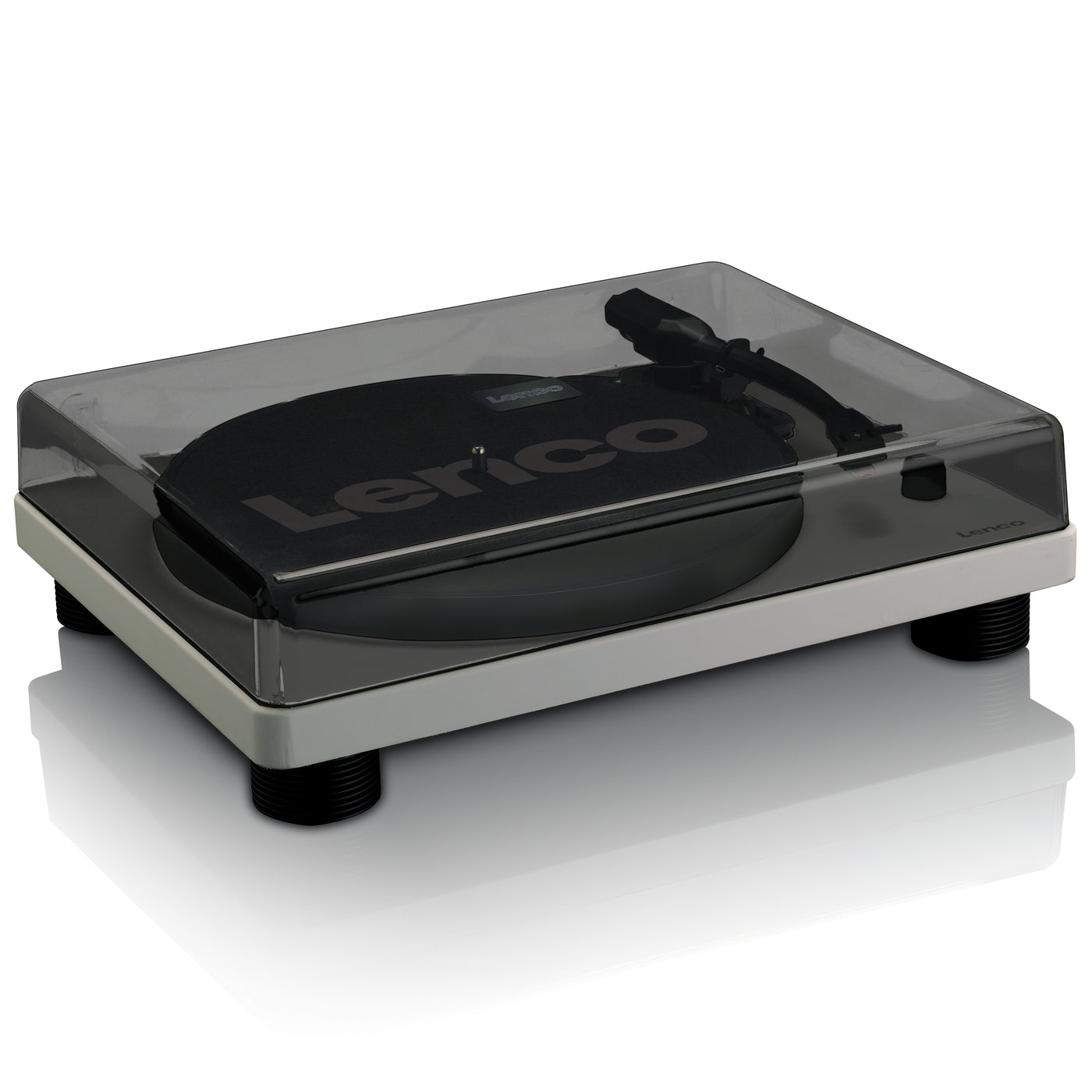 LENCO LS-50GY - Record Player with built-in speakers USB Encoding - Grey