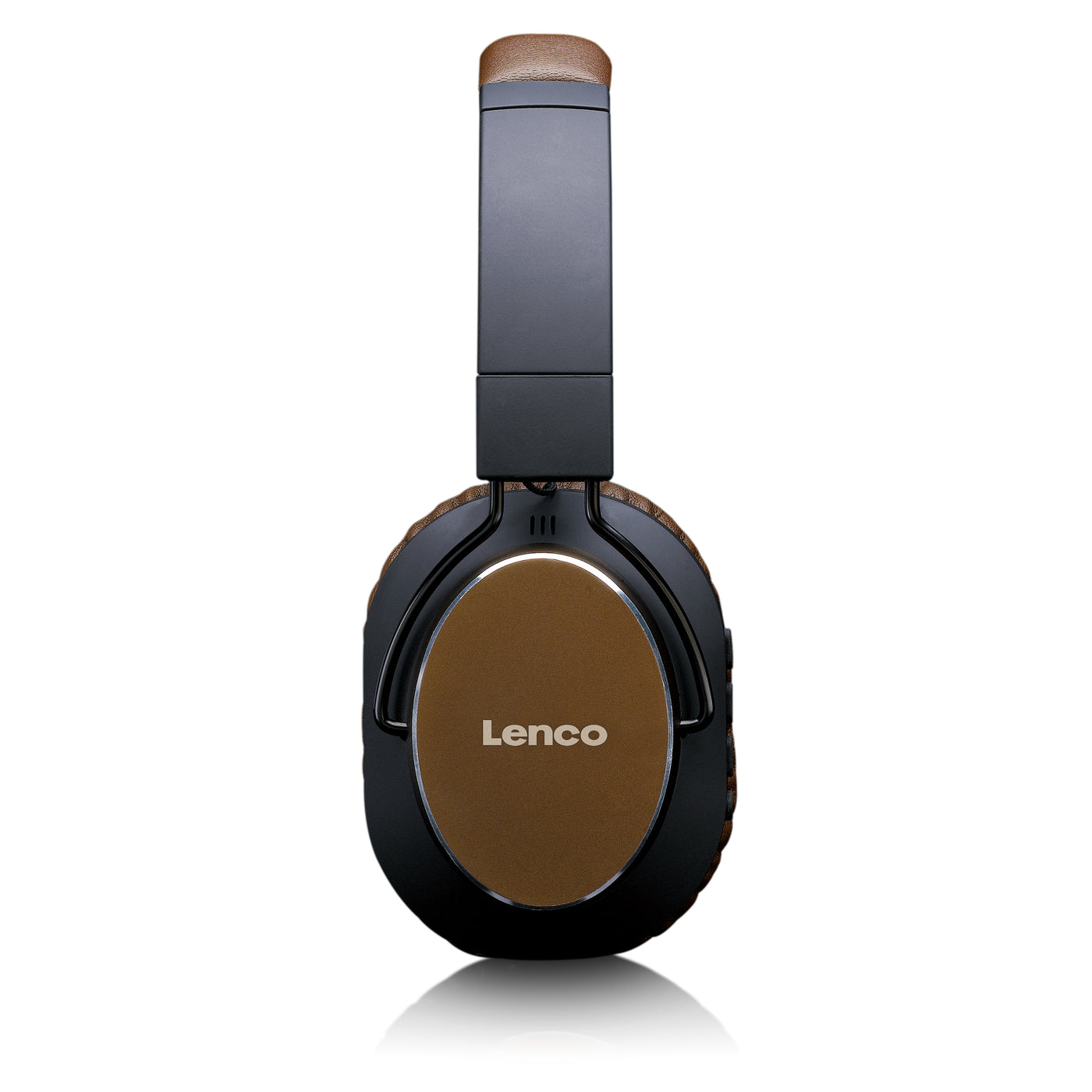 LENCO HPB-730BN - Bluetooth® Headphones with Active Noise Cancelling (ANC) - Brown
