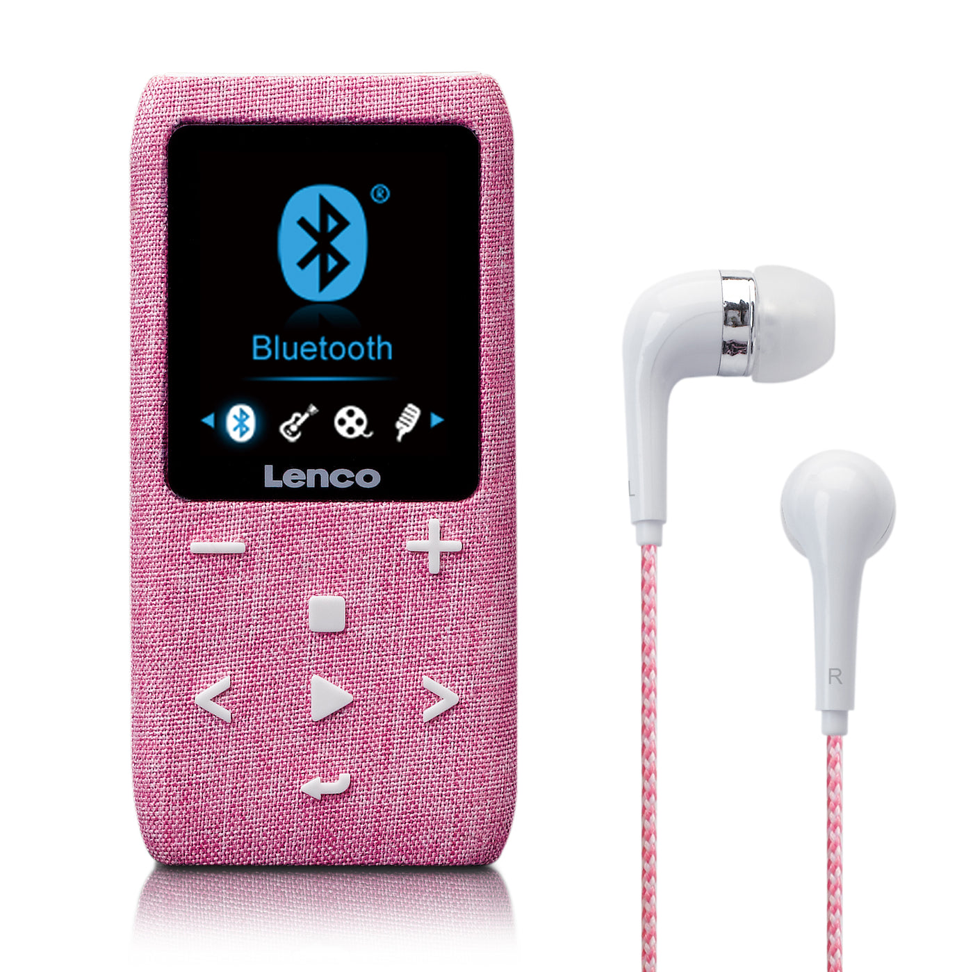 LENCO Xemio-861PK - MP3/MP4 Player met Bluetooth® 8GB Micro SD Card - Roze