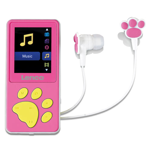 LENCO Xemio-560PK - MP3/MP4 player with 8GB memory - Pink
