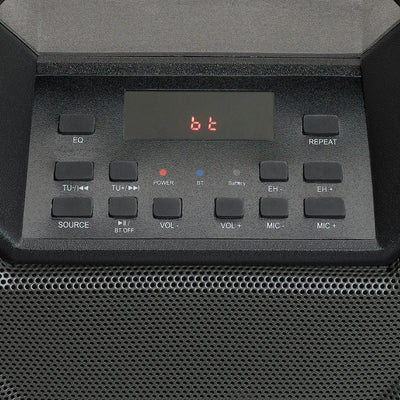 LENCO PA-30 - Draagbare Bluetooth® Speaker met FM radio en USB - Zwart