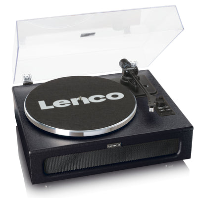 LENCO LS-430BK - Record Player with 4 built-in speakers - Black
