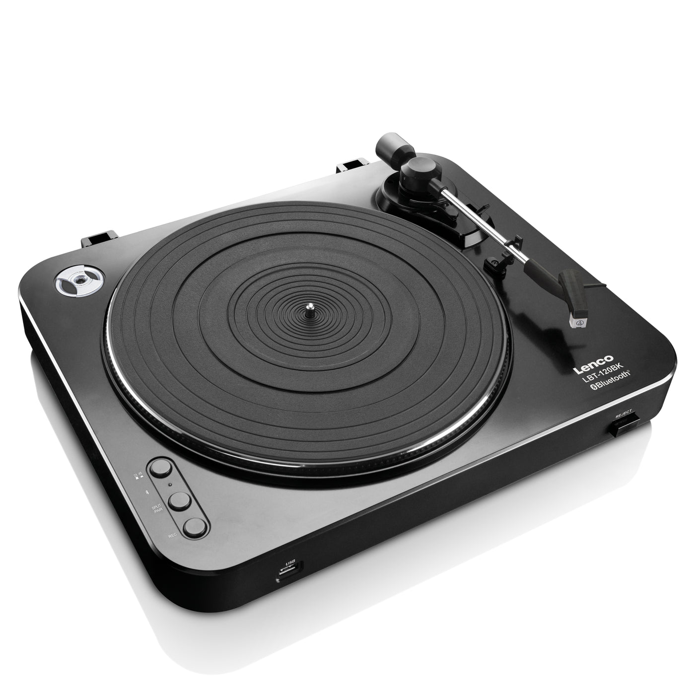 LENCO LBT-120BK - Record Player with direct encoding and Bluetooth® - Black