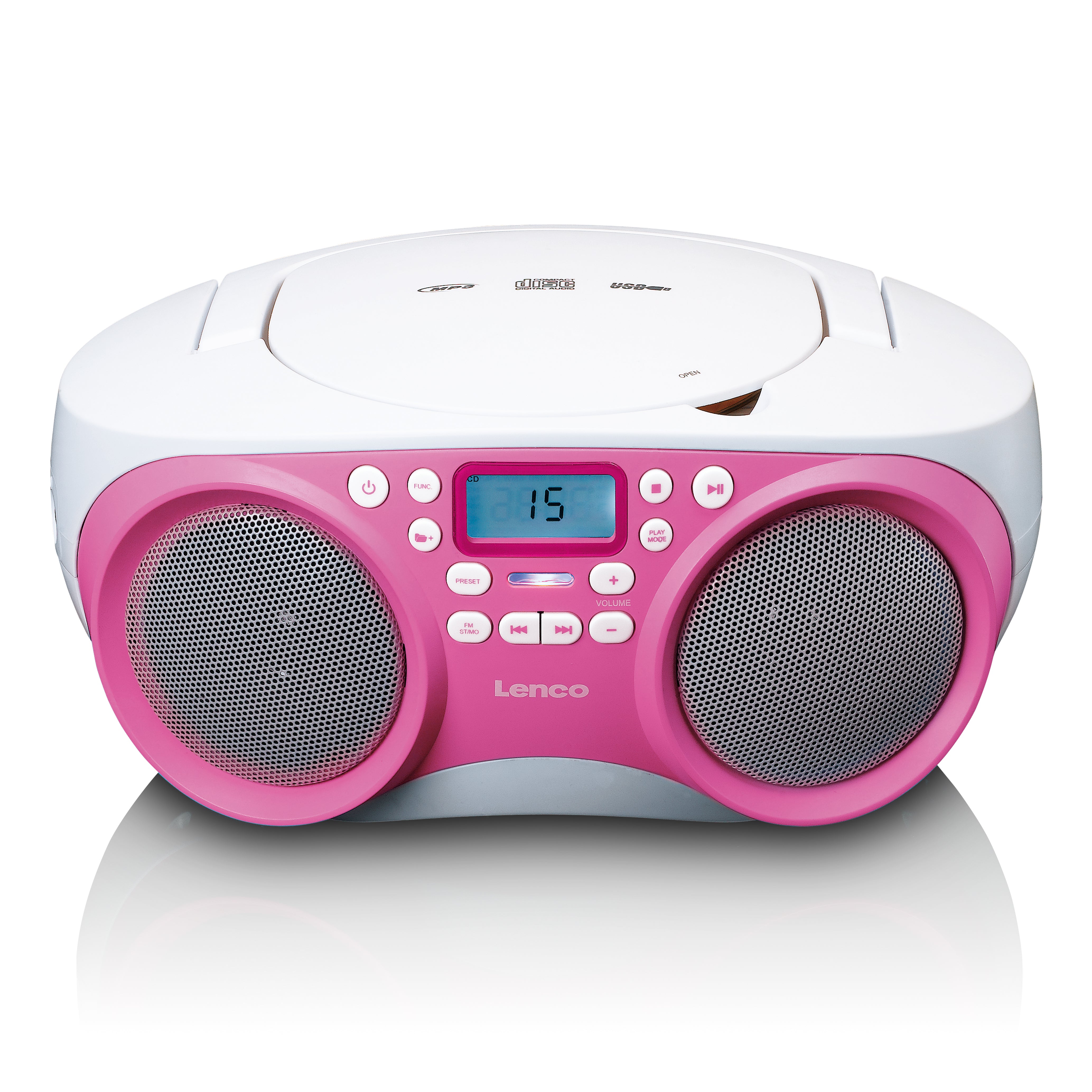 Forhandle overskud legeplads Lenco SCD-301 - Portable radio CD player with USB connection