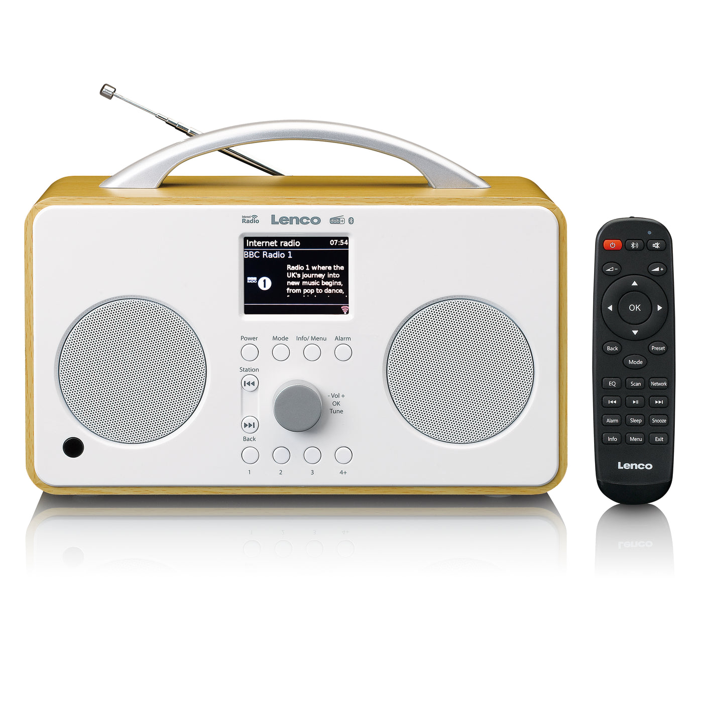 LENCO PIR-645WH - Internet, DAB, FM radio, Bluetooth®, RC