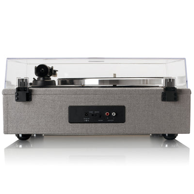 LENCO LS-440GY - Record Player with 4 built-in speakers - Fabric