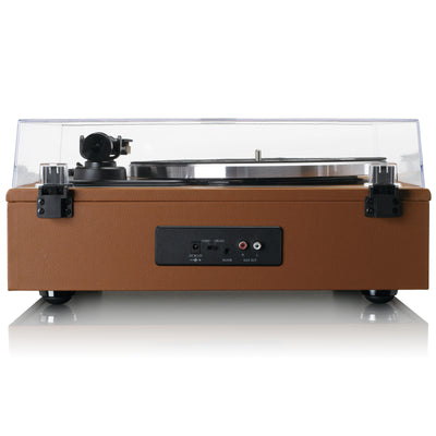 LENCO LS-430BN - Record Player with 4 built-in speakers - Brown