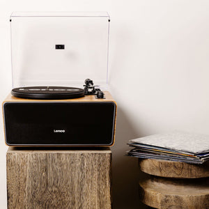 Platenspelers met Speakers