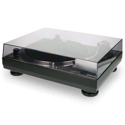 LENCO L-3808 Black - Direct drive Record Player with USB / PC Encoding - Black