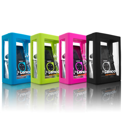 LENCO XEMIO-768 Grey - MP3/MP4 player with Bluetooth® incl. 8GB micro SD card - Grey