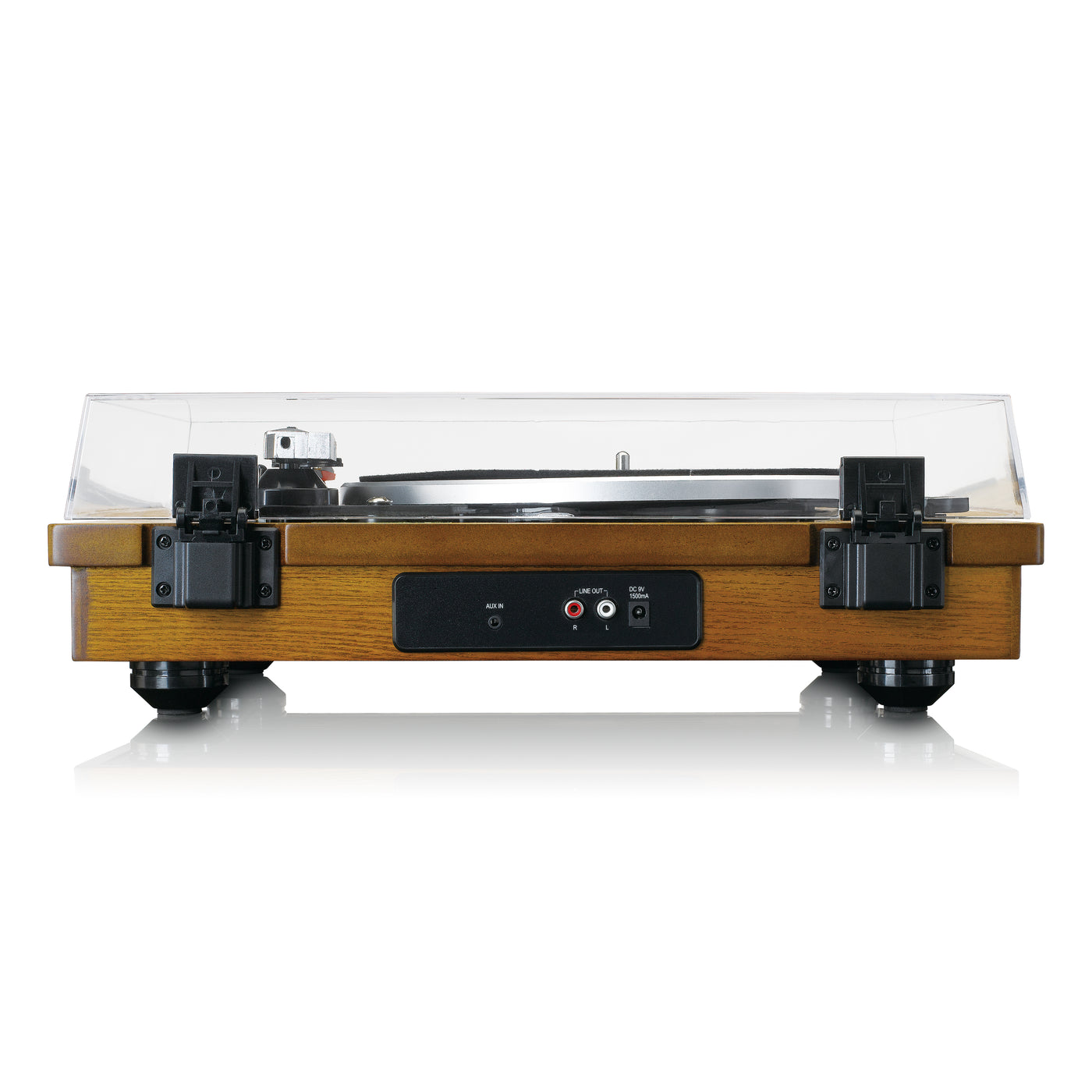 LENCO LS-55WA - Record Player with Bluetooth®, USB MP3 encoder, speakers - Wood