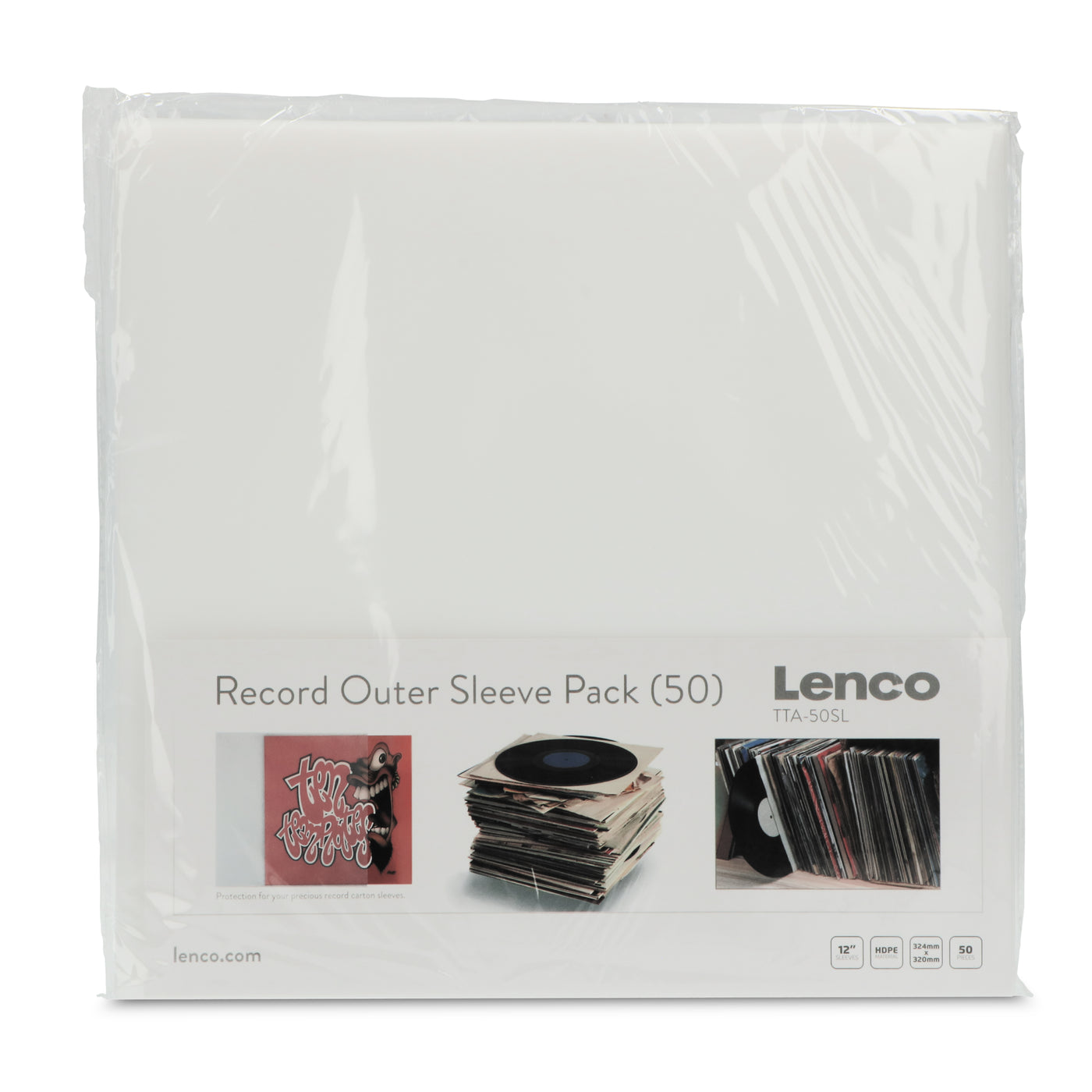 LENCO TTA-50SL - 50 beschermhoezen voor vinyl platen