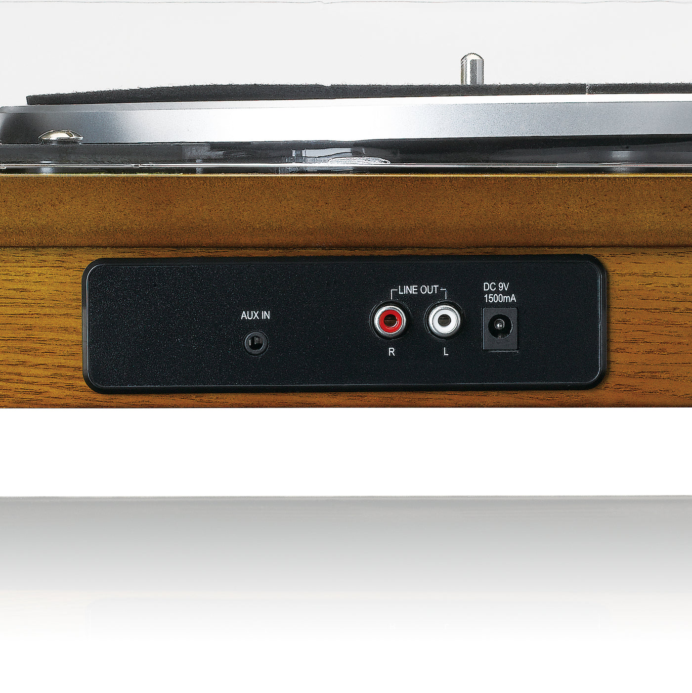 LENCO LS-55WA - Record Player with Bluetooth®, USB MP3 encoder, speakers - Wood