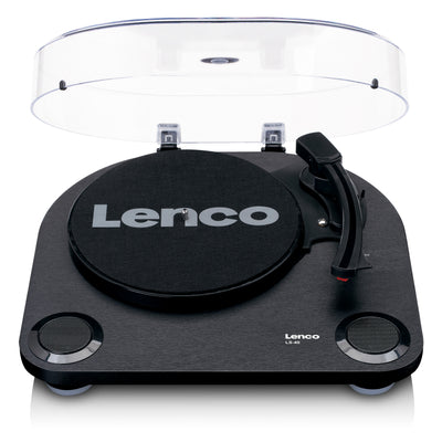 LENCO LS-40BK - Platenspeler met ingebouwde speakers - Zwart