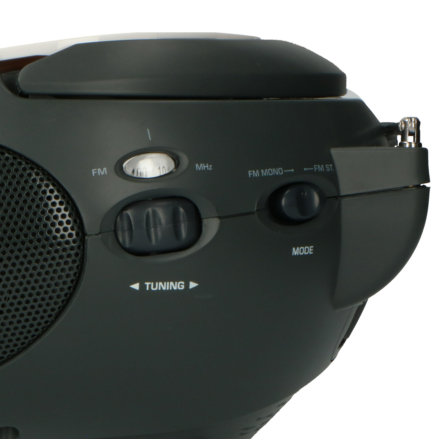 LENCO SCD-24 white - Draagbare stereo FM radio met CD-speler - Wit