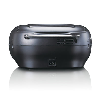 LENCO SCD-860BK - Draagbare DAB+/FM radio met Bluetooth®, CD-speler en groot LCD kleurendisplay - Zwart