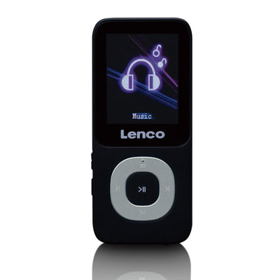 LENCO Xemio-659GY - MP3/MP4-speler met 4GB micro SD kaart, grijs