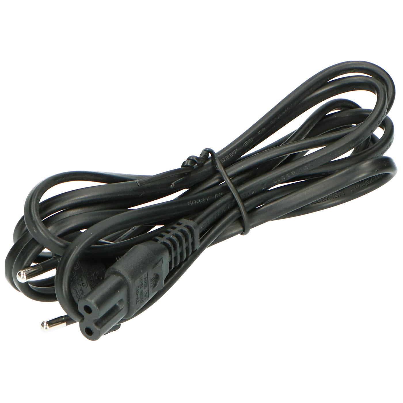 P001230 - AC-Kabel euro C7 wit universeel