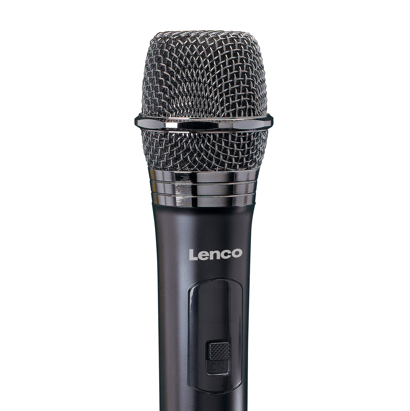 LENCO - MCW-020BK - Set of 2 wireless microphones with portable battery powered receiver