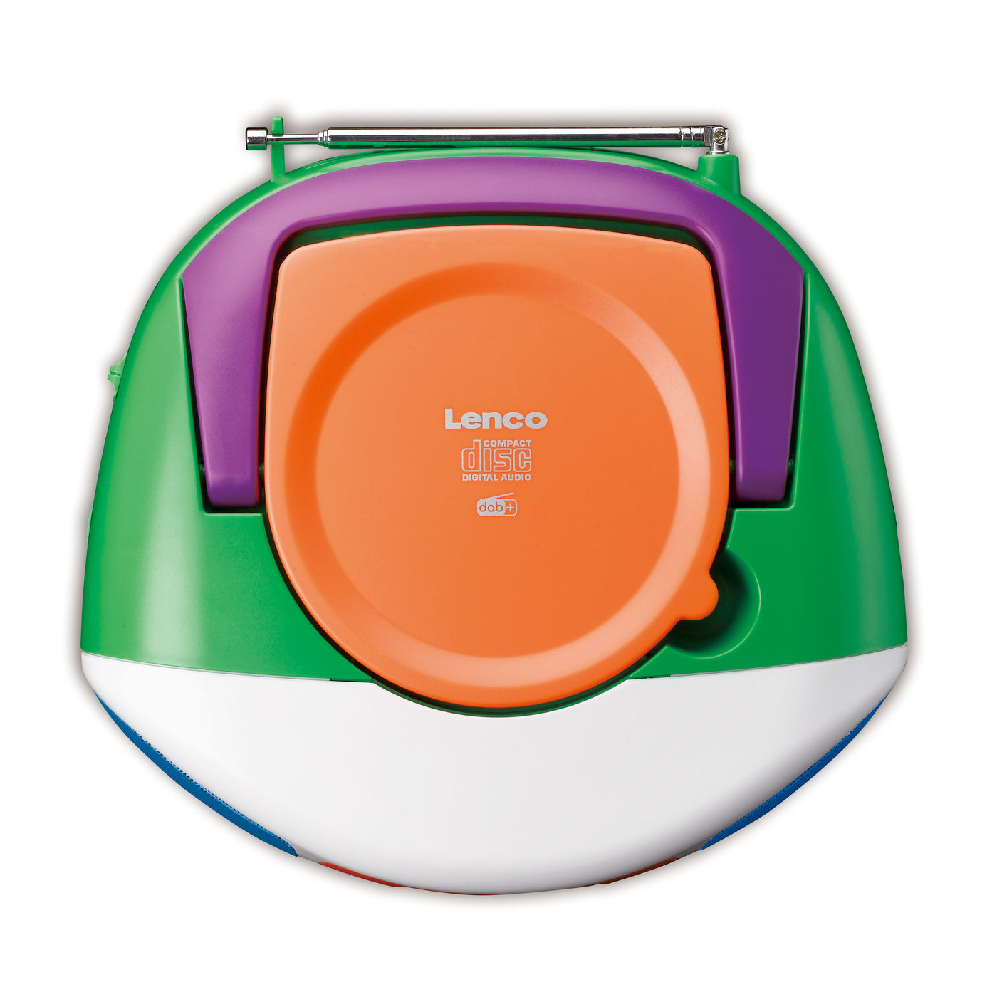 LENCO SCD-861KIDS - Draagbare DAB+/FM radio met Bluetooth®, CD-speler en groot LCD kleurendisplay - Vrolijke kleuren voor kinderen