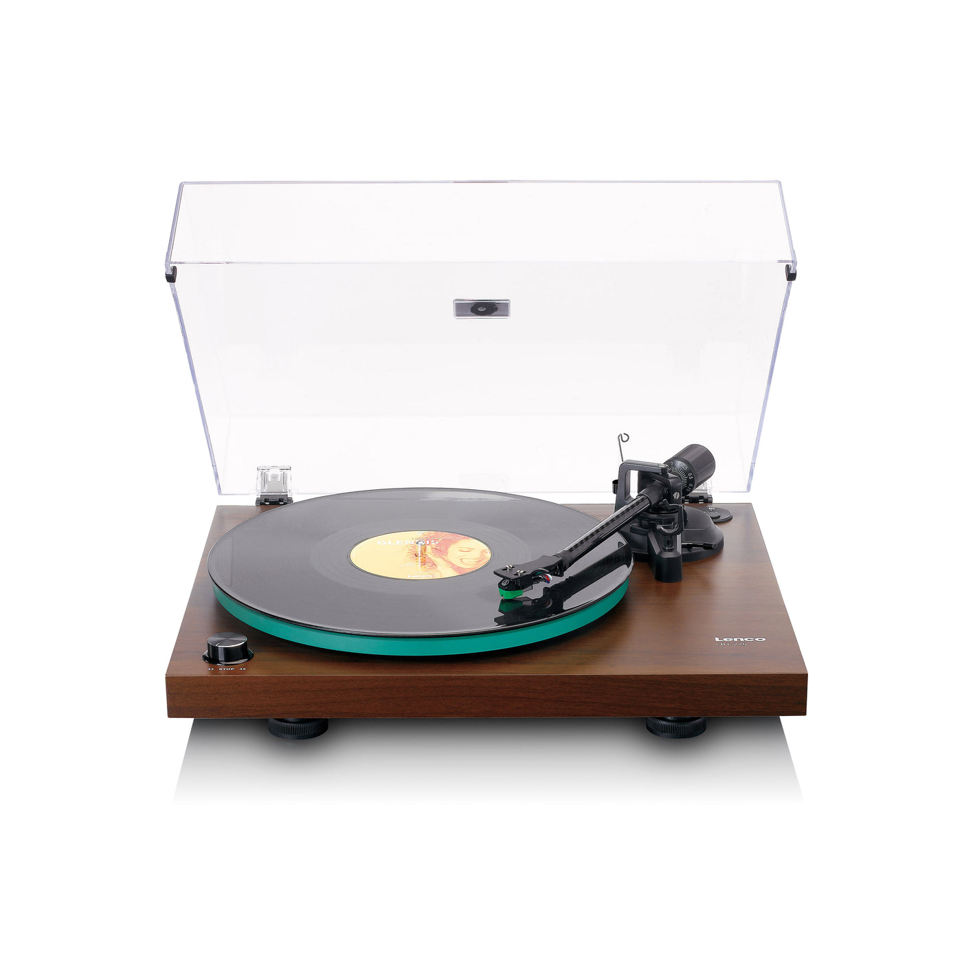 LENCO LBT-225WA - Record player with Bluetooth® transmission - dark brown