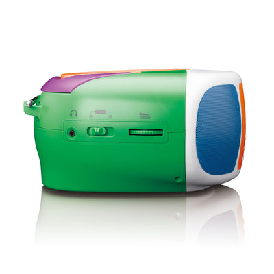 LENCO SCD-861KIDS - Draagbare DAB+/FM radio met Bluetooth®, CD-speler en groot LCD kleurendisplay - Vrolijke kleuren voor kinderen