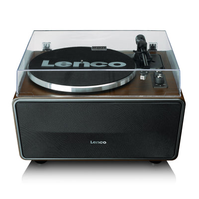 LENCO LS-470WA - Platenspeler met ingebouwde speakers en Bluetooth® - Walnoot