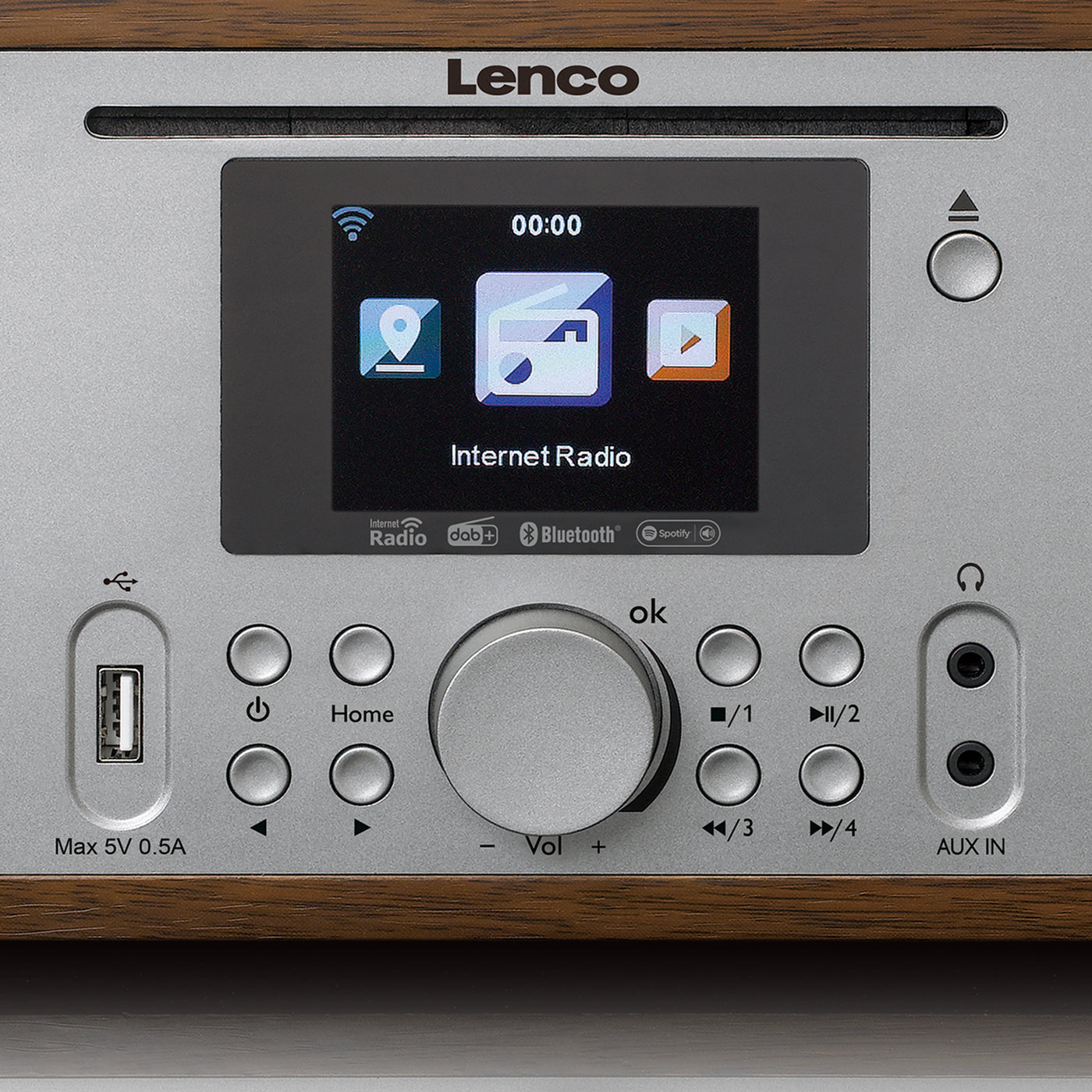 LENCO DIR-270WD - Radio met Internet, DAB, FM radio/ CD/BT