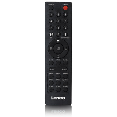 LENCO PA-200BK - PA met LED animatie, TWS functie