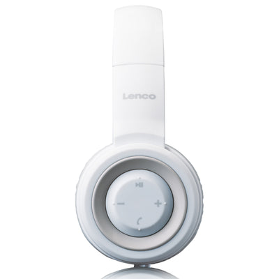 LENCO HPB-330WH - Bluetooth® Koptelefoon - Spatwaterdicht - Wit