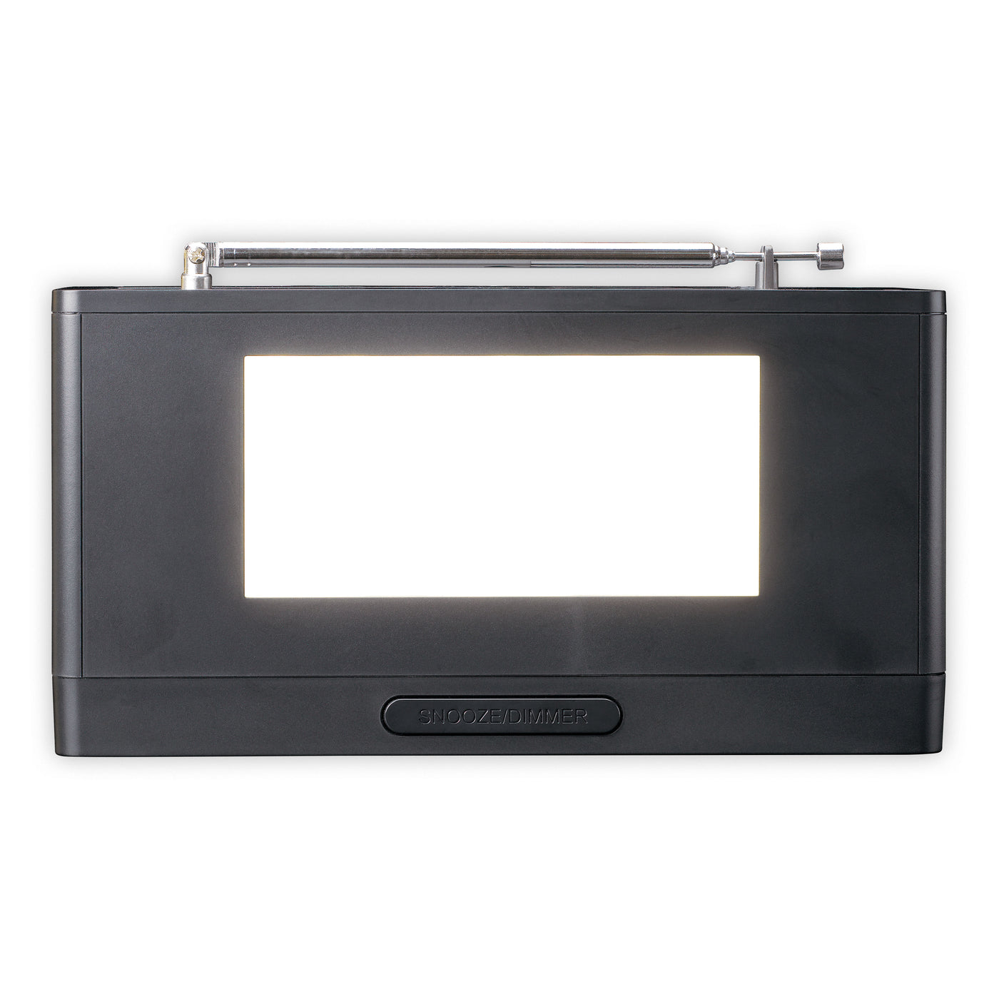 LENCO CR-540BK - Wekkerradio met dimbaar nachtlampje en USB oplaadfunctie - Zwart