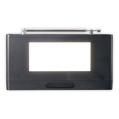 LENCO CR-540BK - Wekkerradio met dimbaar nachtlampje en USB oplaadfunctie - Zwart