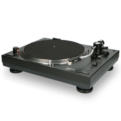 LENCO L-3808 Black - Direct drive Record Player with USB / PC Encoding - Black