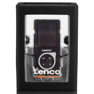 LENCO XEMIO-768 Grey - MP3/MP4 player with Bluetooth® incl. 8GB micro SD card - Grey