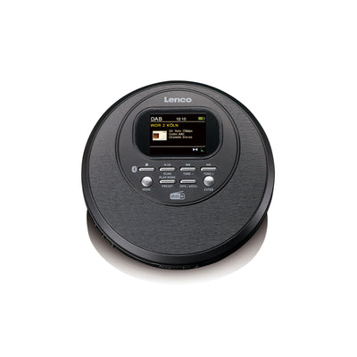 LENCO CD-500BK - Draagbare CD-speler met DAB+/FM-radio en Bluetooth® - Zwart