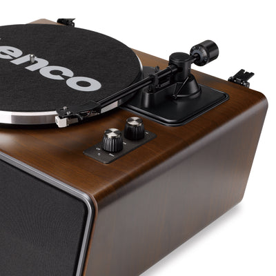 LENCO LS-470WA - Record Player with built-in speakers and Bluetooth® - Walnut