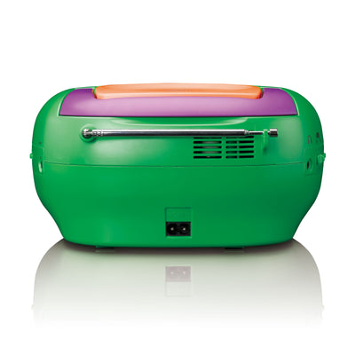LENCO SCD-861KIDS - Draagbare DAB+/FM radio met Bluetooth®, CD-speler en groot LCD kleurendisplay - Vrolijke kleuren voor kinderen