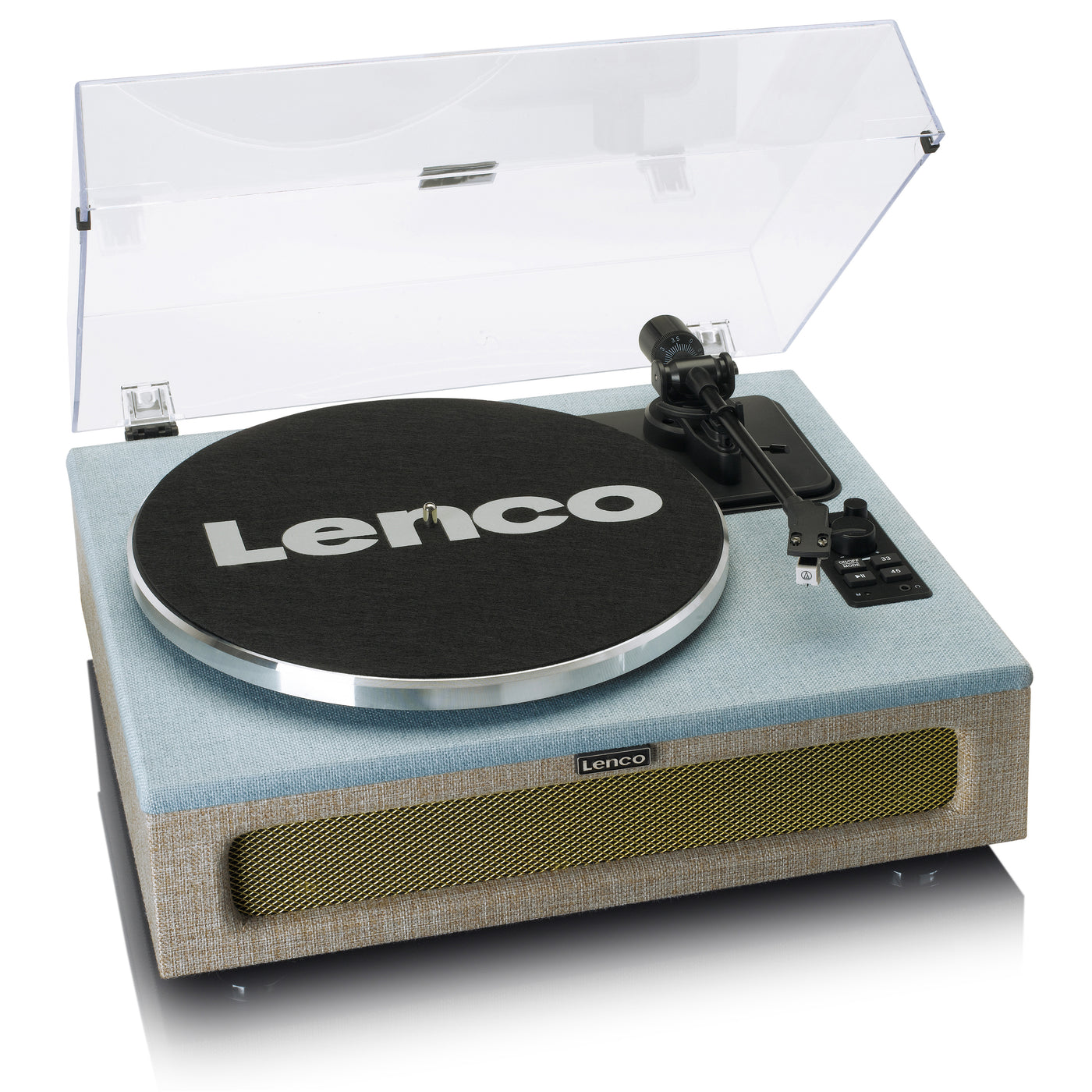 LENCO LS-440BUBG - Record Player with 4 built-in speakers - Fabric