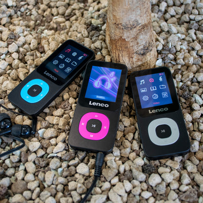 LENCO Xemio-659PK - MP3/MP4 player with 4GB micro SD card, pink