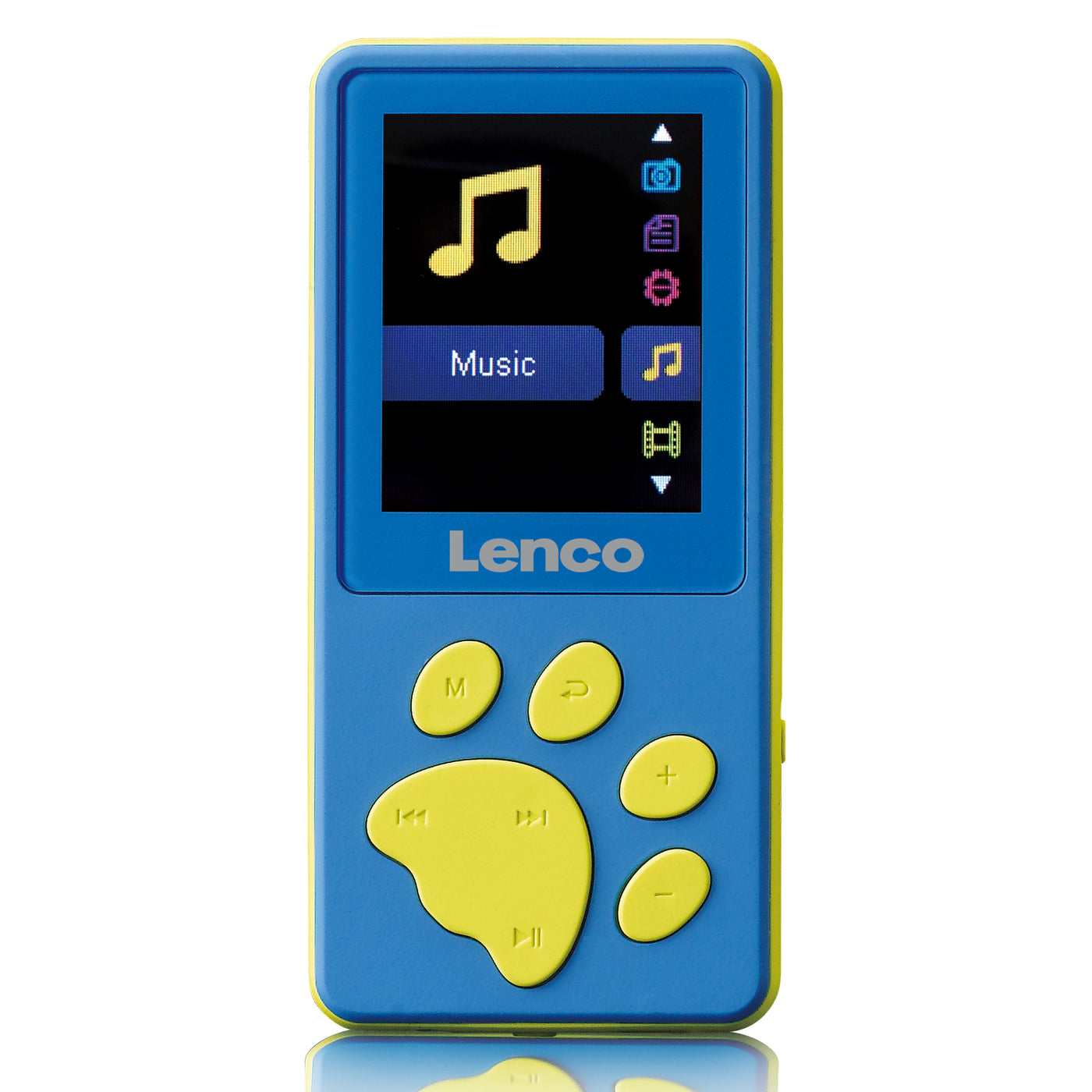 LENCO Xemio-560BU - MP3/MP4 speler met 8GB geheugen - Blauw