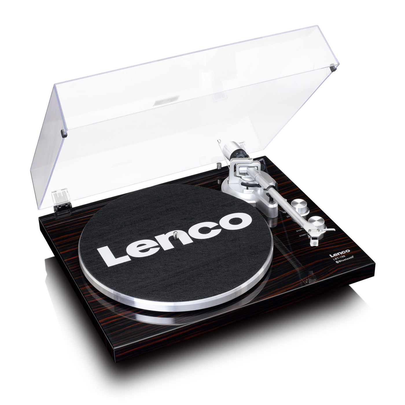 LENCO LBT-188WA - Record Player with Bluetooth® transmission, dark brown