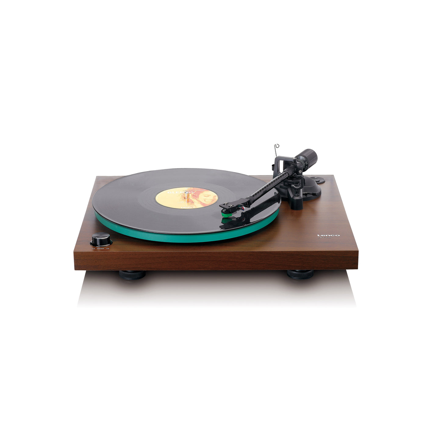 LENCO LBT-225WA - Record player with Bluetooth® transmission - dark brown