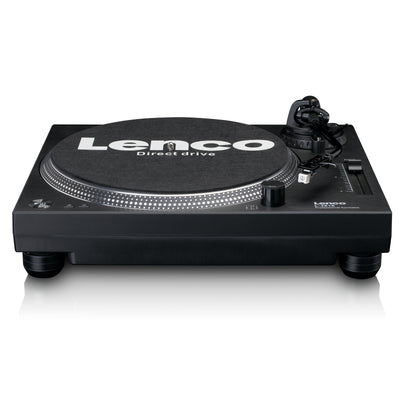 LENCO L-3818BK - Direct aangedreven Platenspeler met USB/PC encoding - Zwart