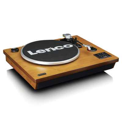 LENCO LS-55WA - Record Player with Bluetooth®, USB MP3 encoder, speakers - Wood