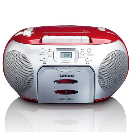 LENCO SCD-420RD - Portable FM Radio CD - Cassettespeler