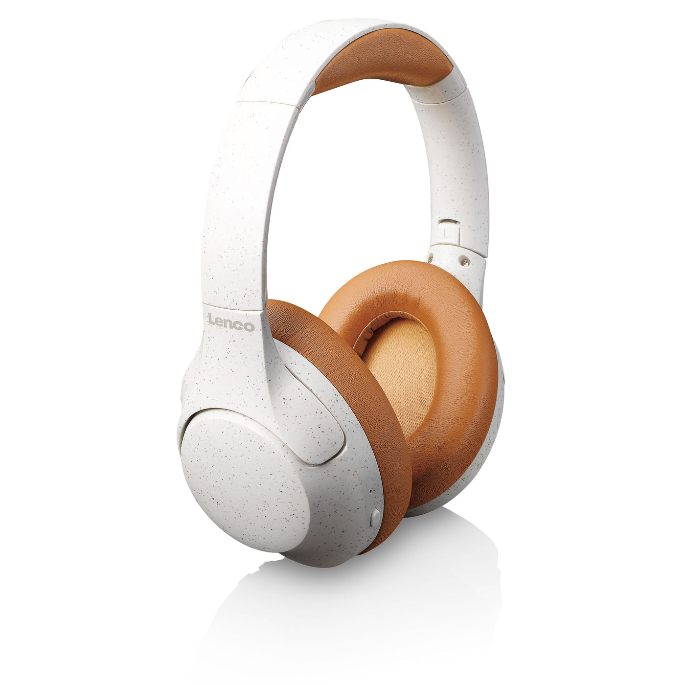 LENCO HPB-830GY - Draadloze Bluetooth® koptelefoon met Active Noise Cancelling en ingebouwde microfoons - Grijs/Wit